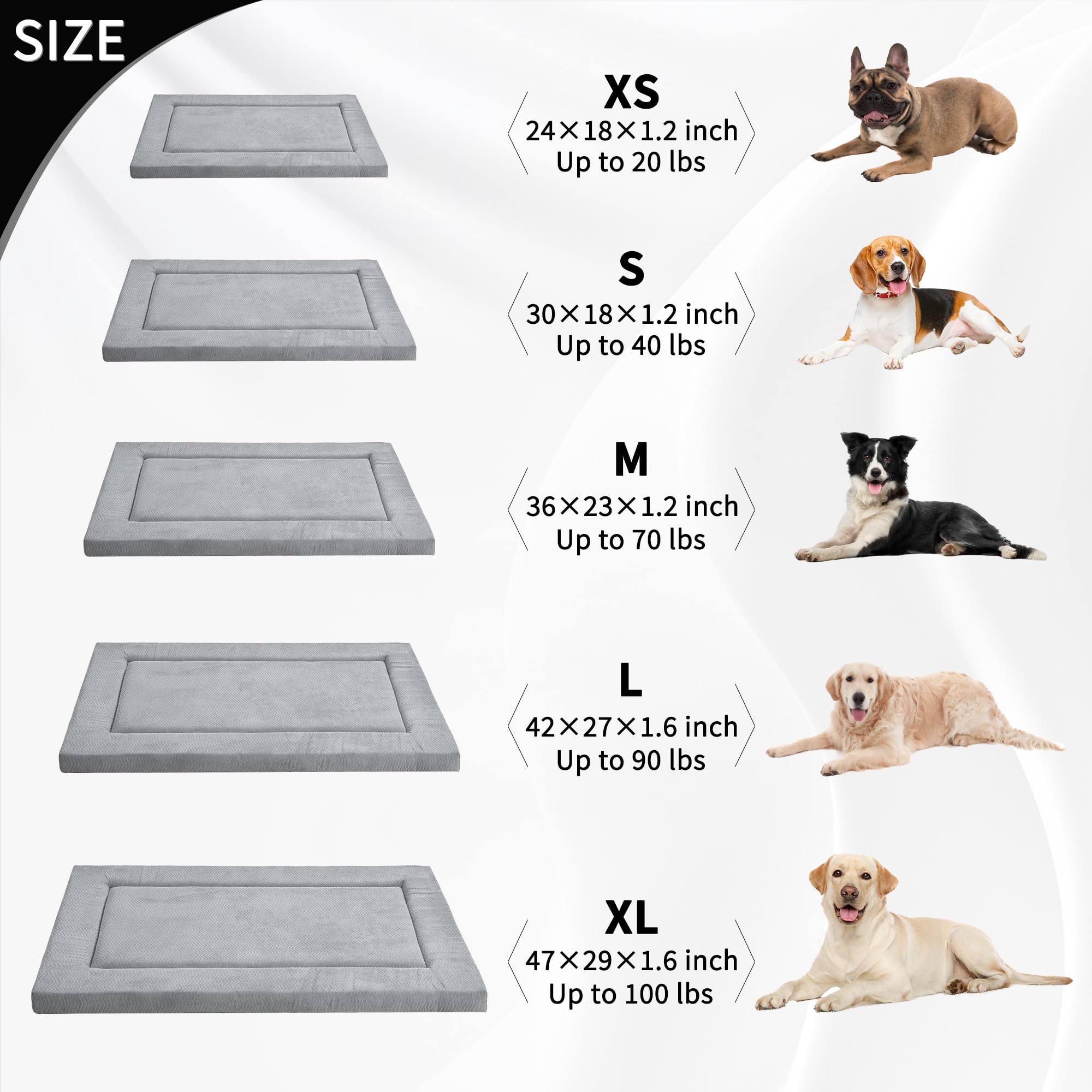 Cama WESTERN HOME lavable a máquina para limpieza fácil