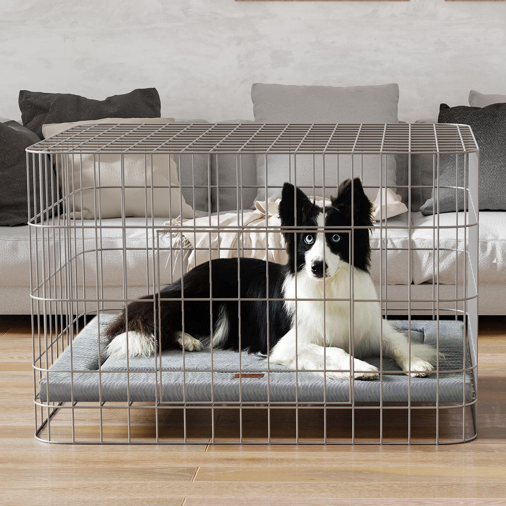 Western Home cama para perros jaula: superficie suave y ondulada para mayor confort.