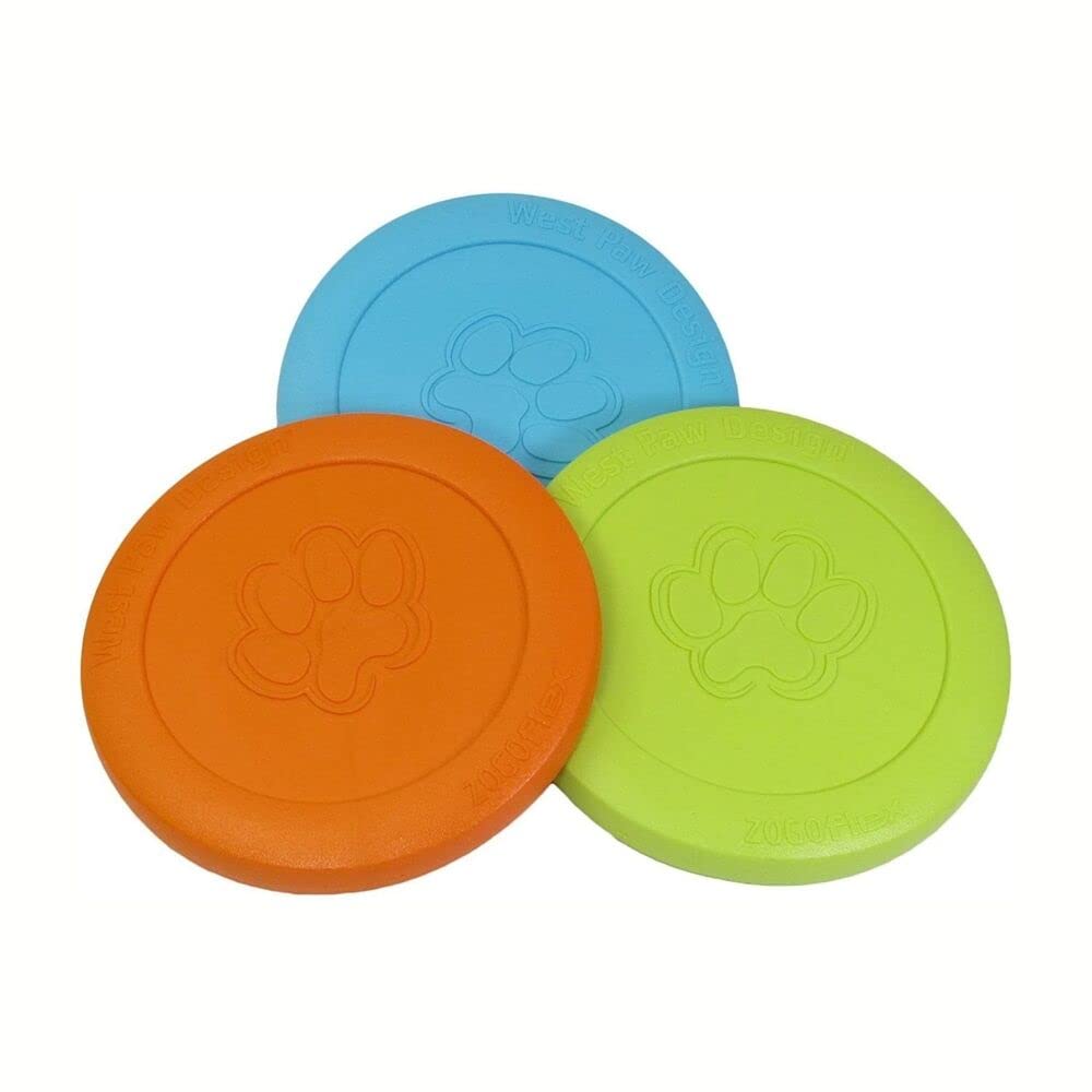 WEST PAW Zogoflex Zisc disco volador suave para mordidas seguras en casa