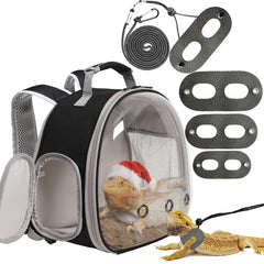 WEVONIGU dragón barbudo mochila con ventana burbuja frontal para observar el entorno