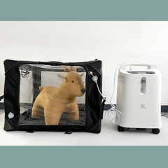 WhaleSing venturi ajustables, control de oxígeno dentro de la jaula para gatos y perros.