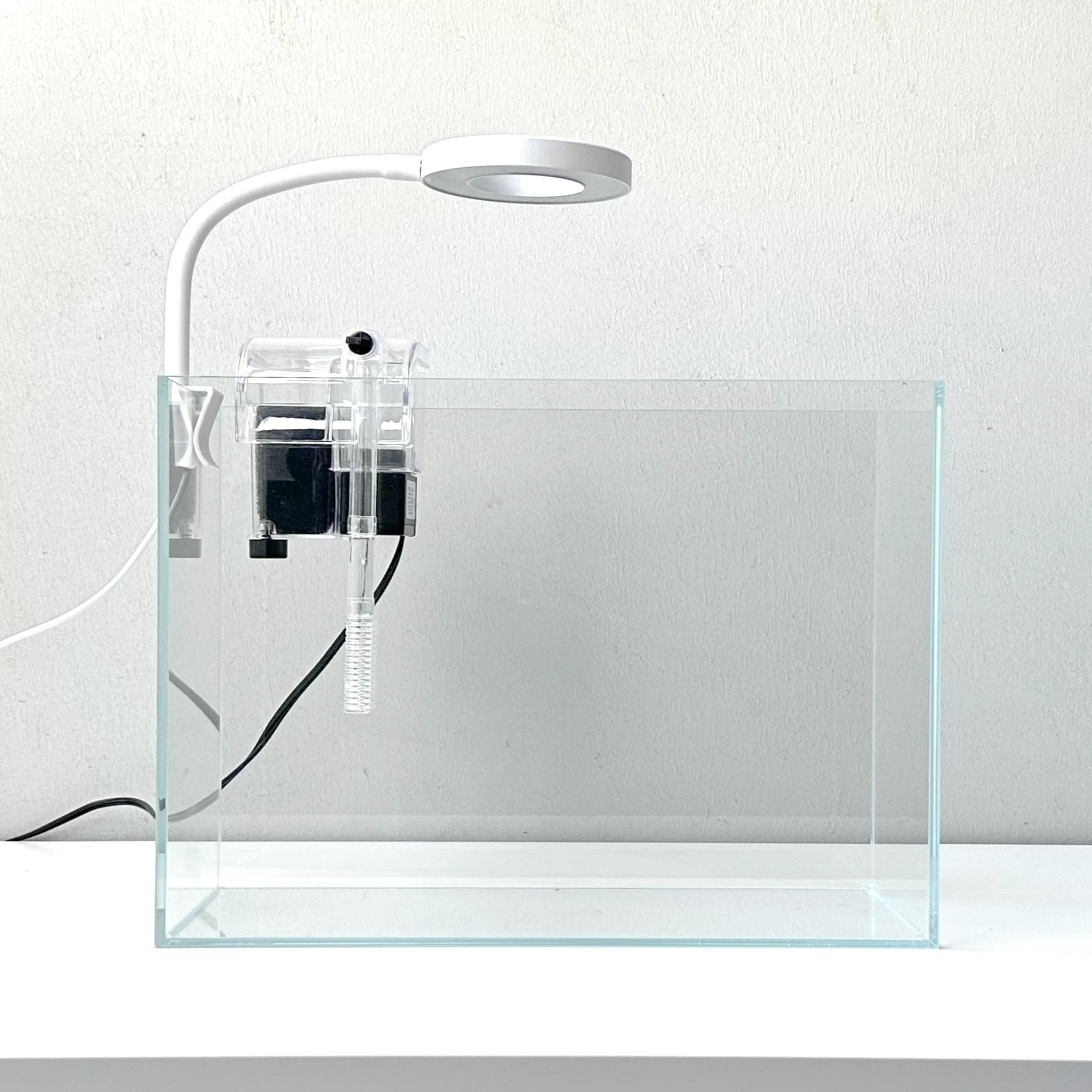 Whalix Nano Aquarium Kit: filtración ajustable para mantenimiento sencillo