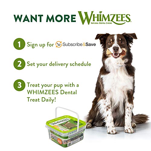 Whimzees cuidado bucal en casa, complemento diario.