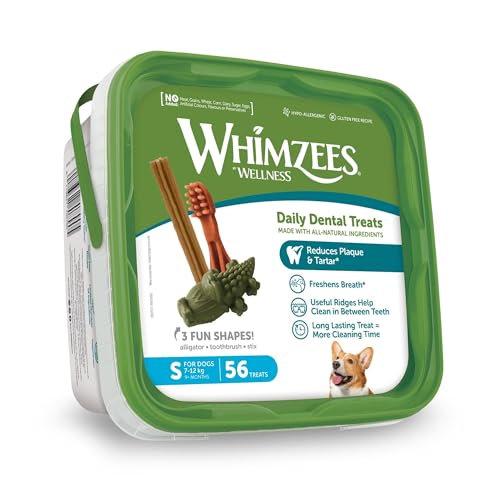 Whimzees palitos masticables: opción natural para masticar y mantener aliento.