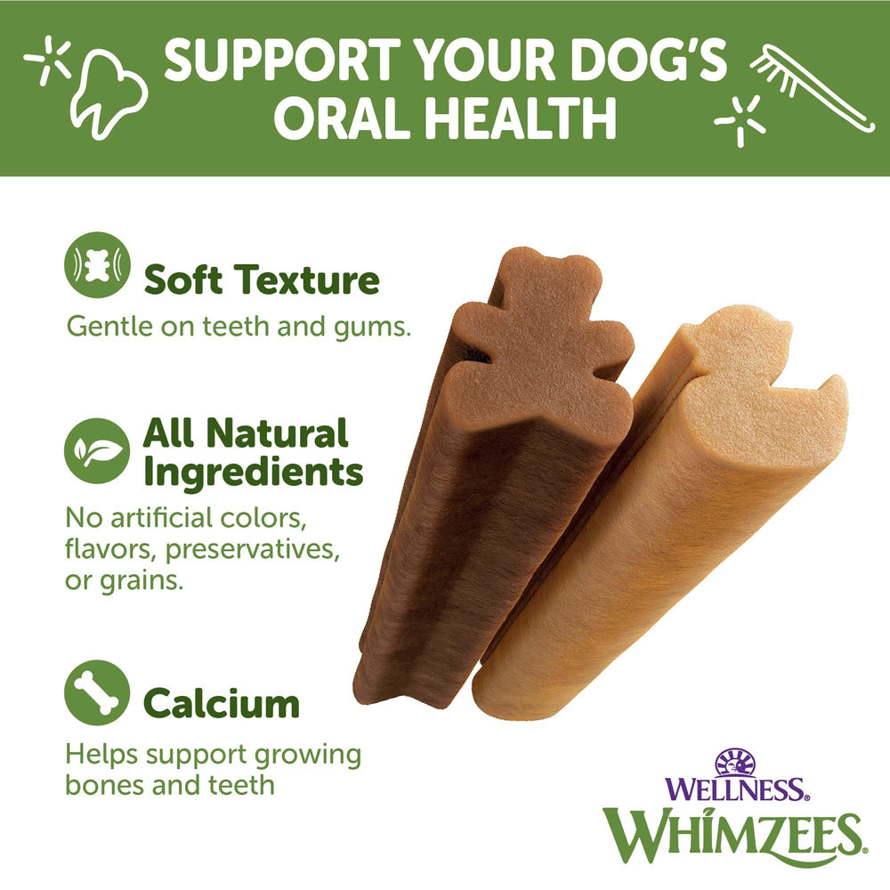 Whimzees limpieza dental reduce placa y sarro con uso diario