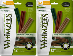 Whimzees Stix para perros medianos, cuidado dental y aliento más fresco