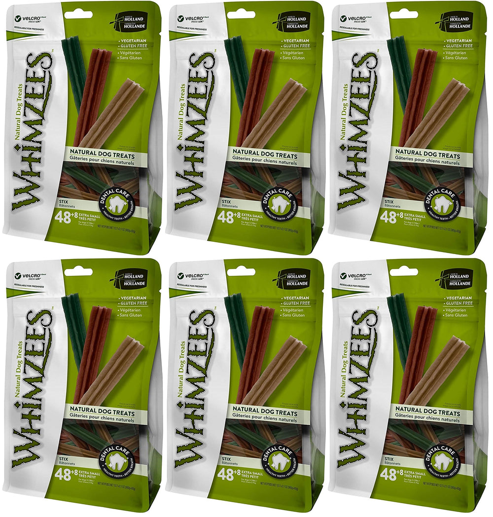 Whimzees Stix empaque dental: cuidado bucal diario para perros