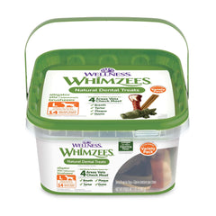 Whimzees Caja Variada Grande con empaque y piezas para limpieza dental