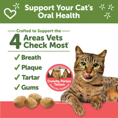 Whimzees Wellness: textura crujiente para cuidado dental del gato.