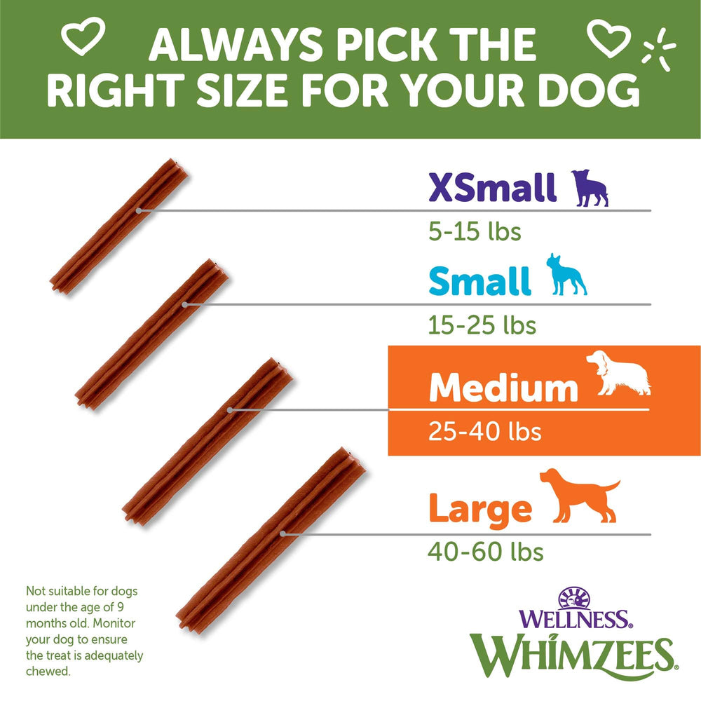 Whimzees Wellness Stix: uso diario para boca fresca y limpia