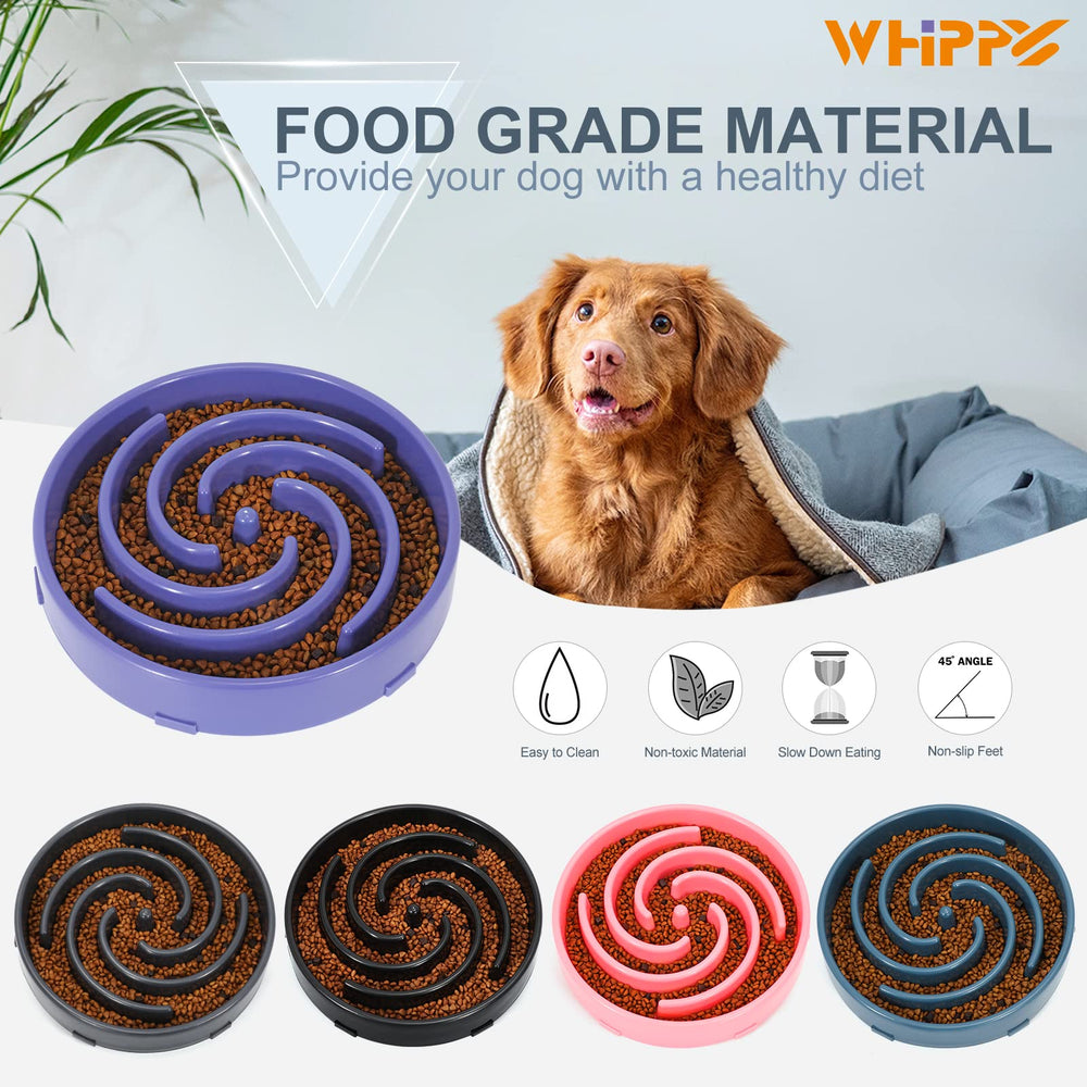WHIPPY tazón lento con diseño laberinto mejora la experiencia de comer.