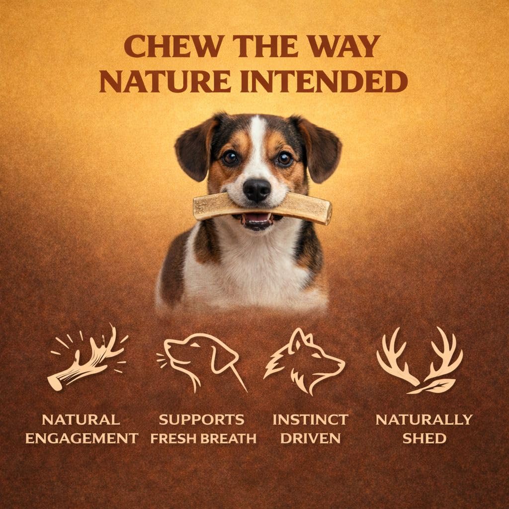 WhiteTail Naturals diseño duradero y metafórico, masticación confiable