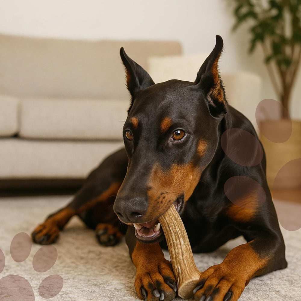 WhiteTail Naturals opción duradera para perros poderosos.