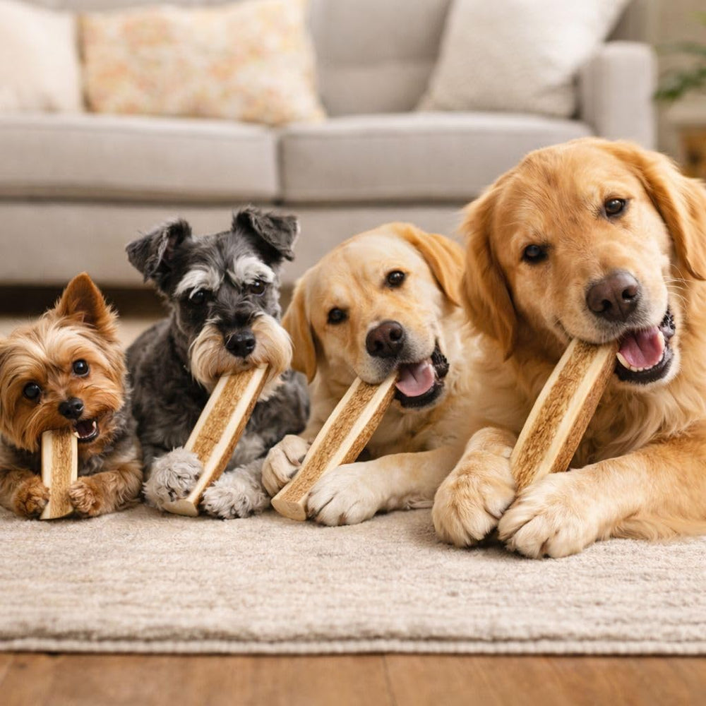 WhiteTail Naturals masticables naturales de alce para perros grandes, opción recomendada.