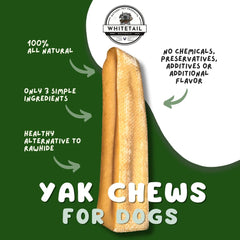 WhiteTail Naturals masticables de yak para cuidado dental en perros