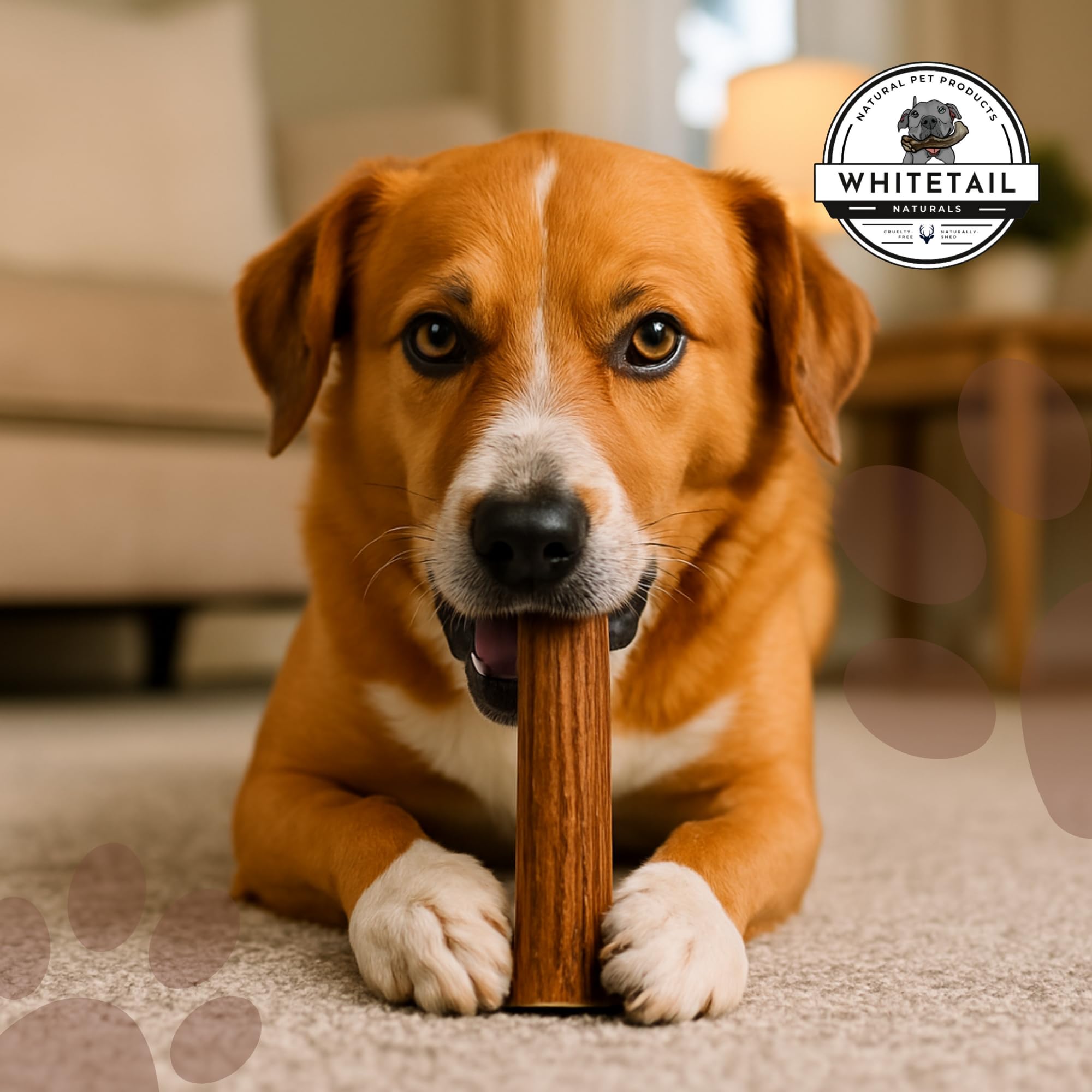 WhiteTail Naturals ramure de cerf fabriquée aux États-Unis, offre une option durable pour la mastication