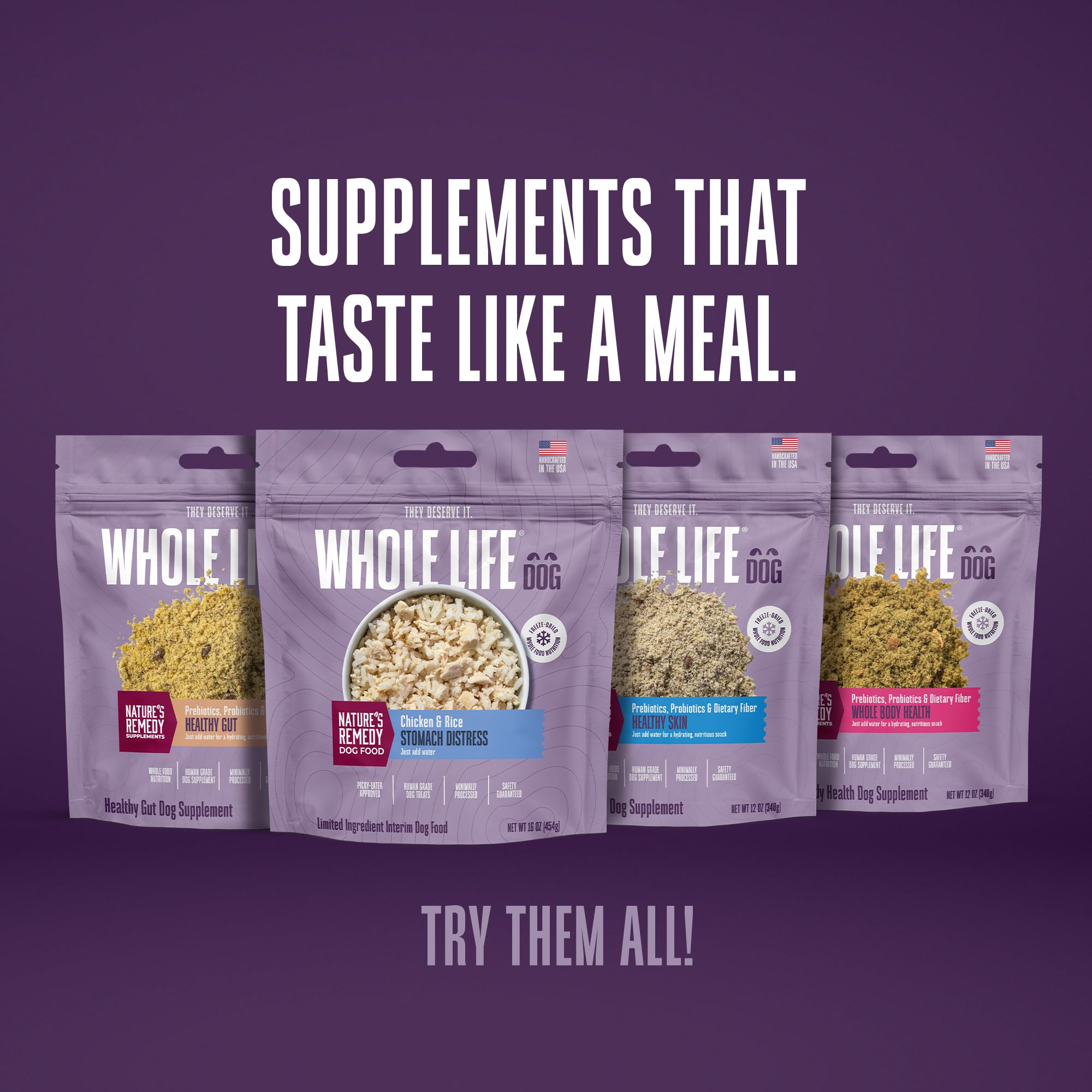 Dieta diaria suave para apoyo digestivo de Whole Life Pet