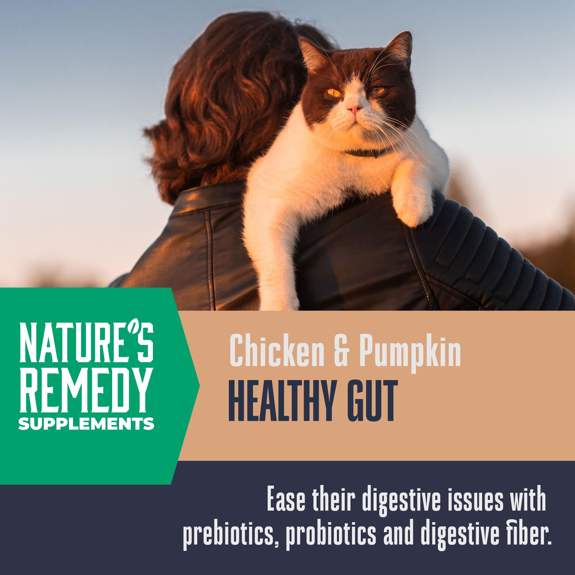 Whole Life Pet probióticos para gatos, menos diarrea y heces más formadas.