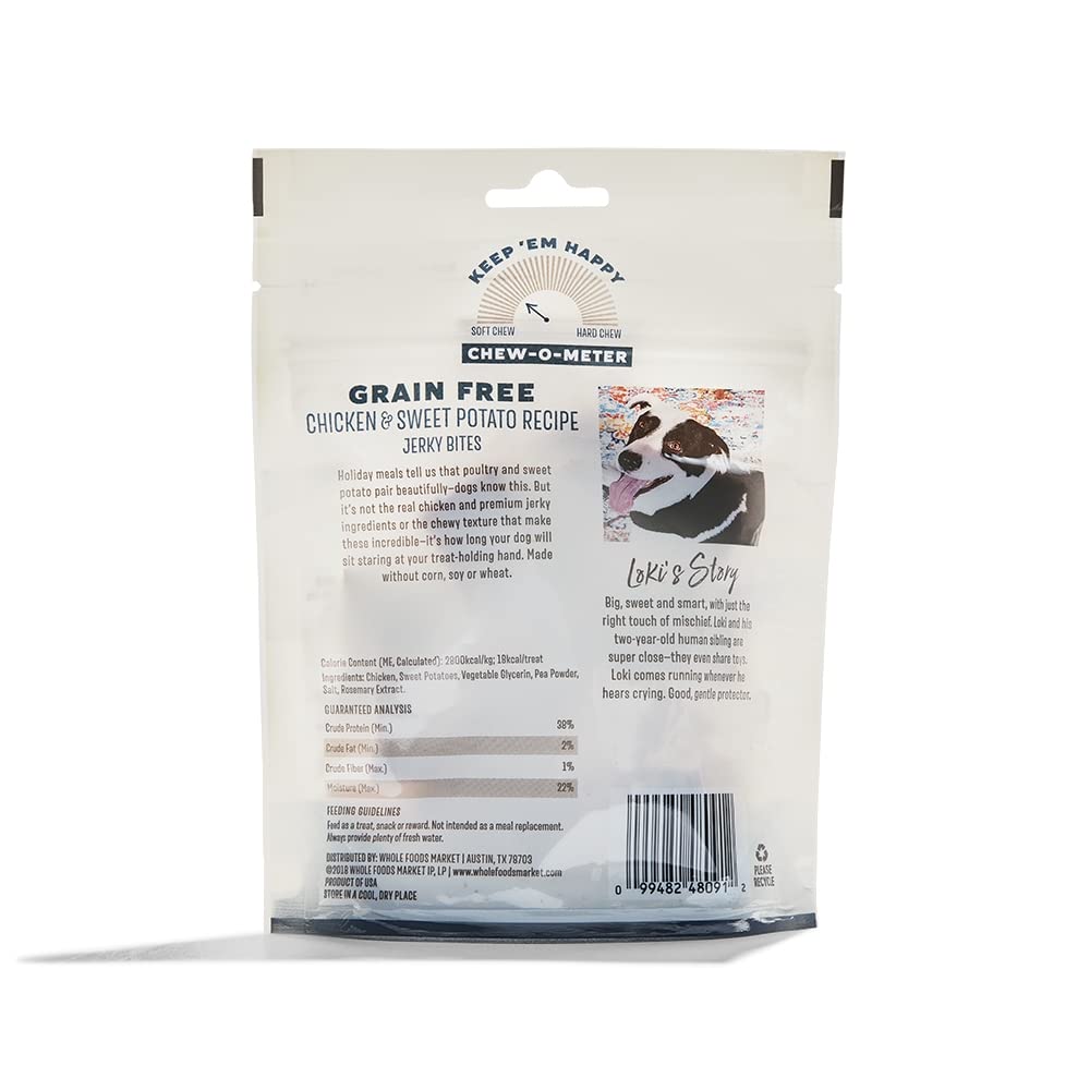 Bocaditos de Whole Paws, textura masticable para perros que disfrutan masticar.