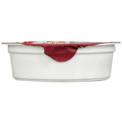 Envase de aluminio reciclable sin BPA de Whole Paws para conservar frescura.