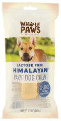 Whole Paws Himalayan Yaky masticable para perros, textura dura para masticación prolongada