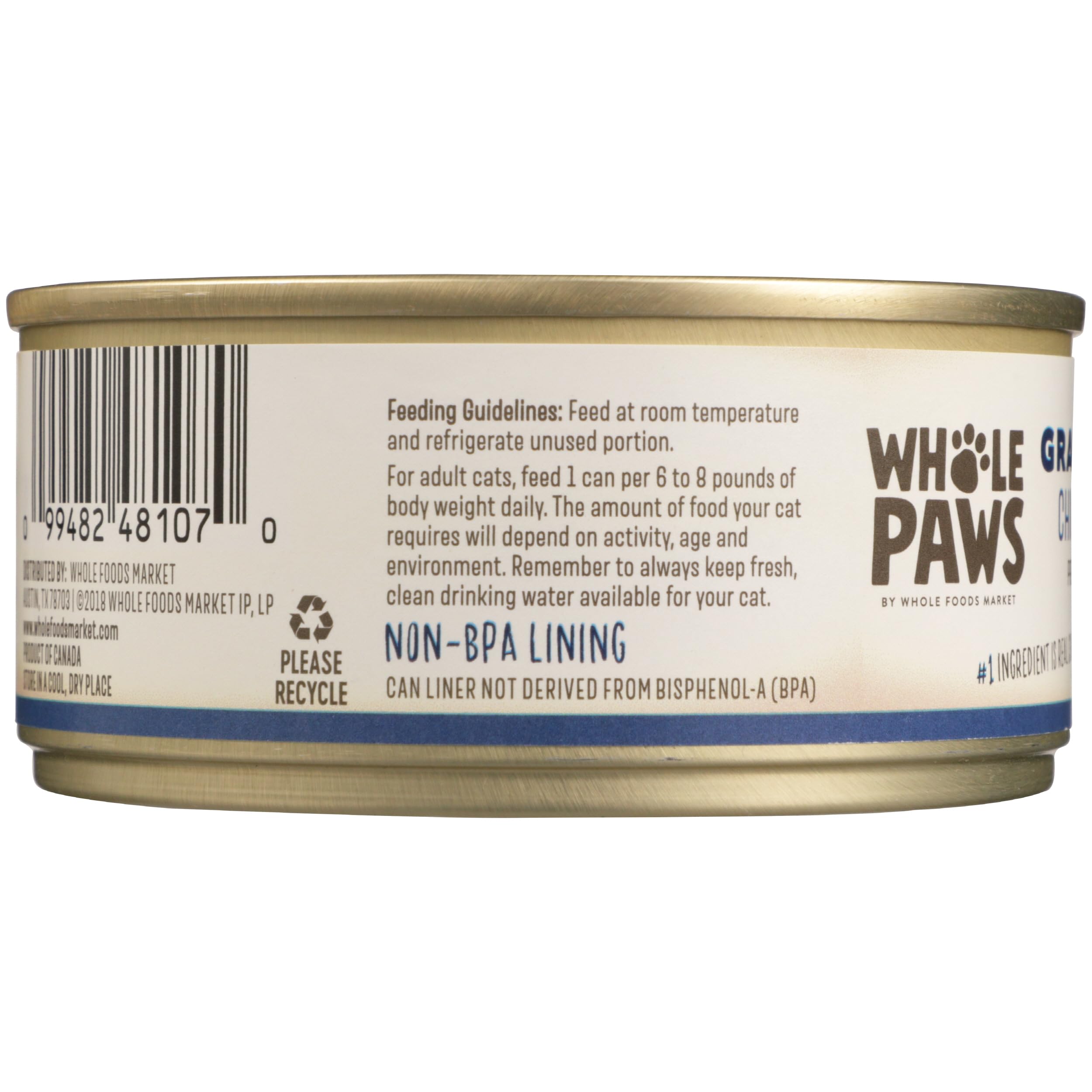 Whole Paws nutrición completa y equilibrada para gatos adultos.