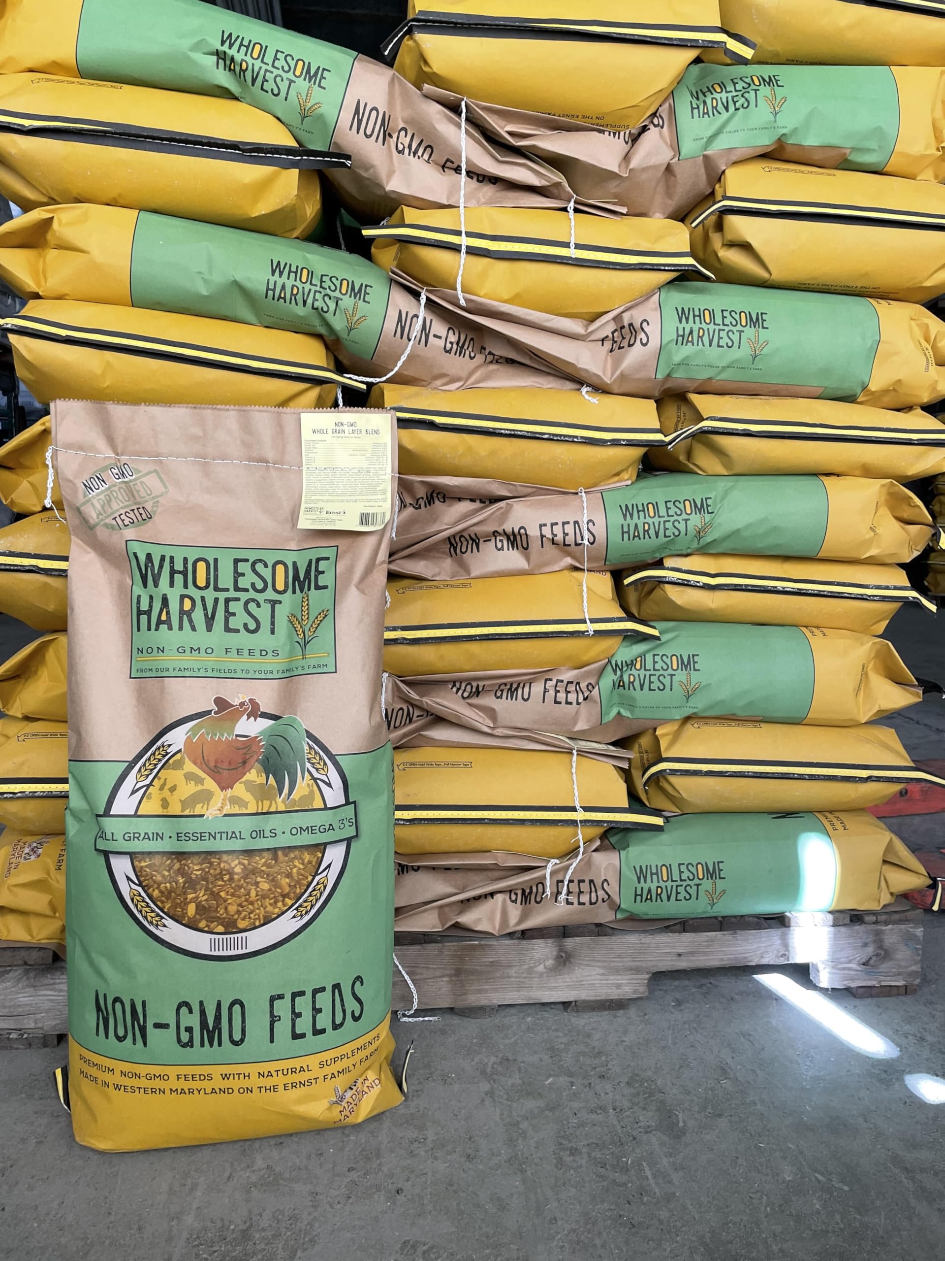 Wholesome Harvest envase de 10 libras, opción compacta para hogares.