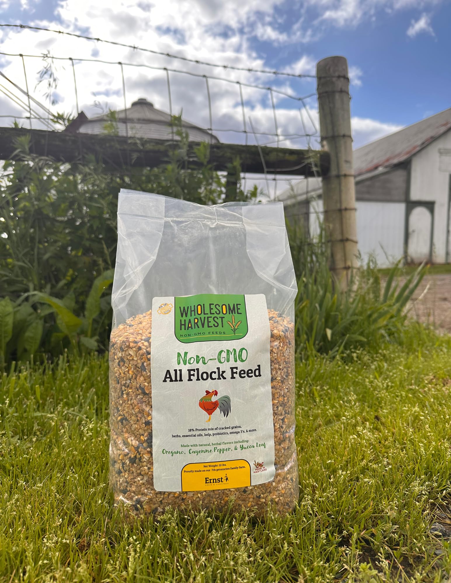 Wholesome Harvest Omega-3 y hierbas: soporte nutricional con ingredientes naturales.