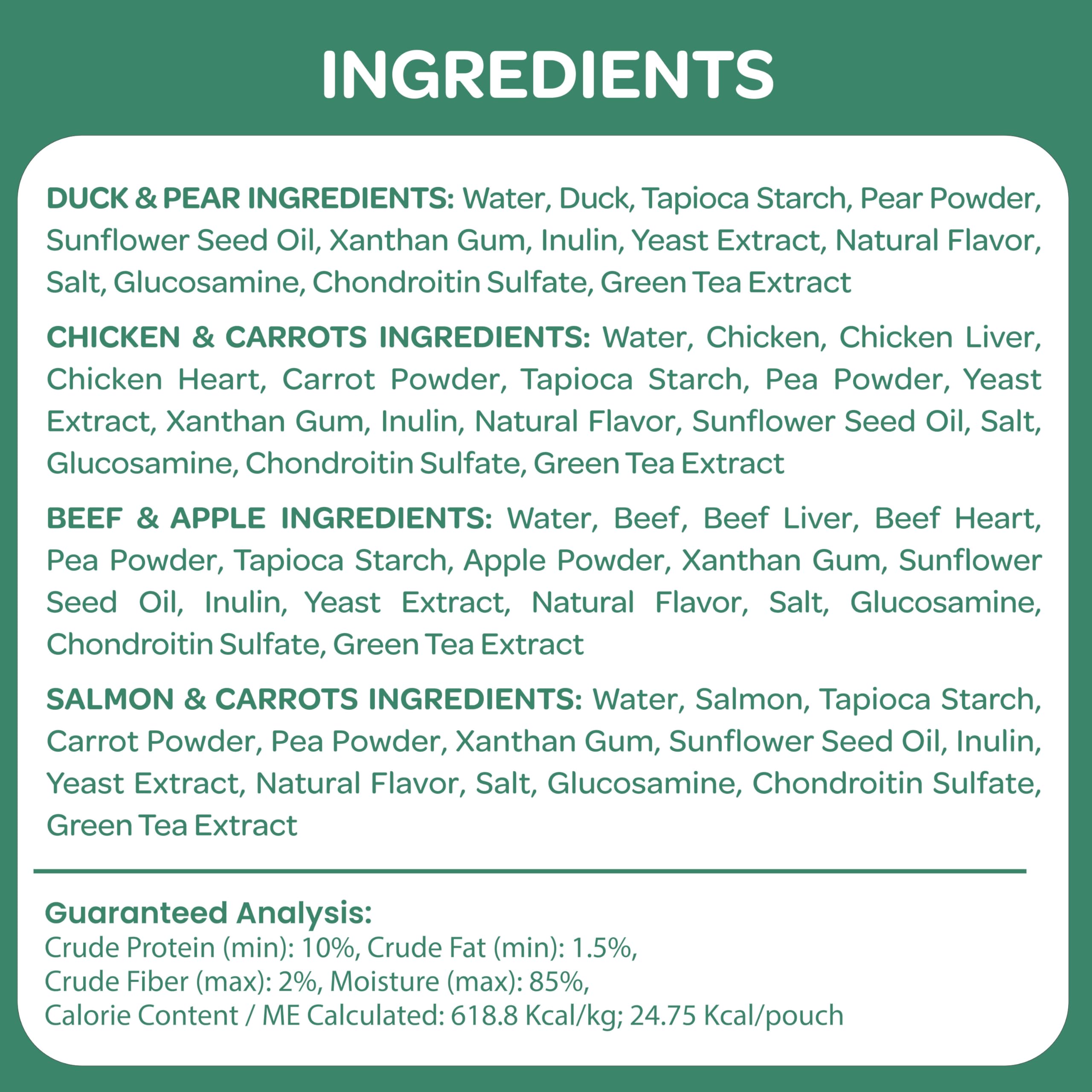 Wholesome Pride Nature’s Purée servida en plato como premio suave.