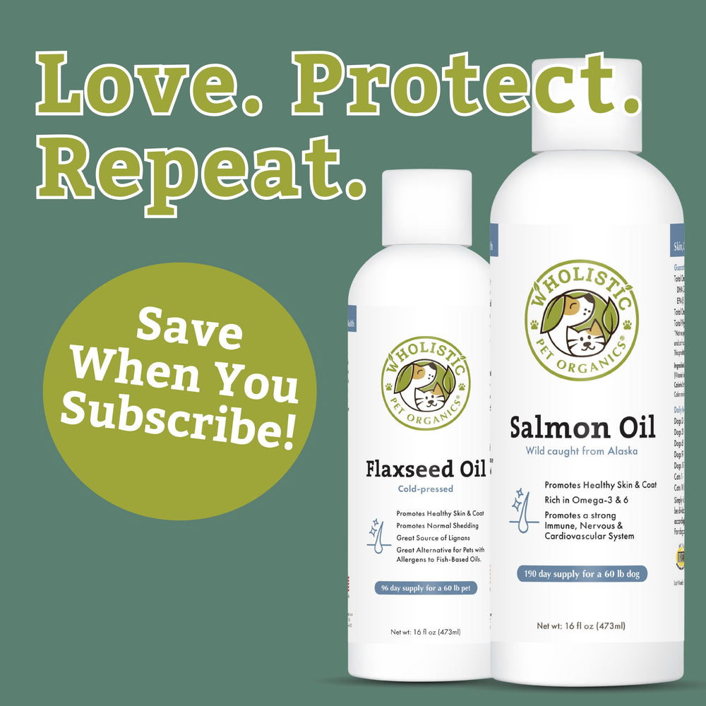 Wholistic Pet Organics aceite de salmón de Alaska, dosificador práctico para perros y gatos