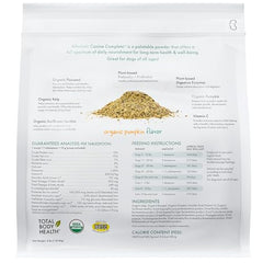 Wholistic Pet Organics Canine Complete, scoop-medidas, dosis precisa para una alimentación casera.