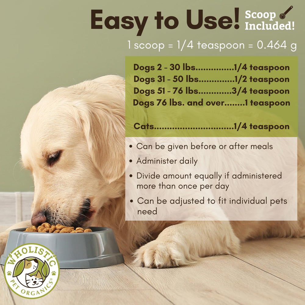 Sabor natural de Cranberry para uso diario en mascotas Wholistic.