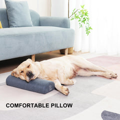 Whoopub almohada para perro grande sin deslizamiento, mantiene la posición.