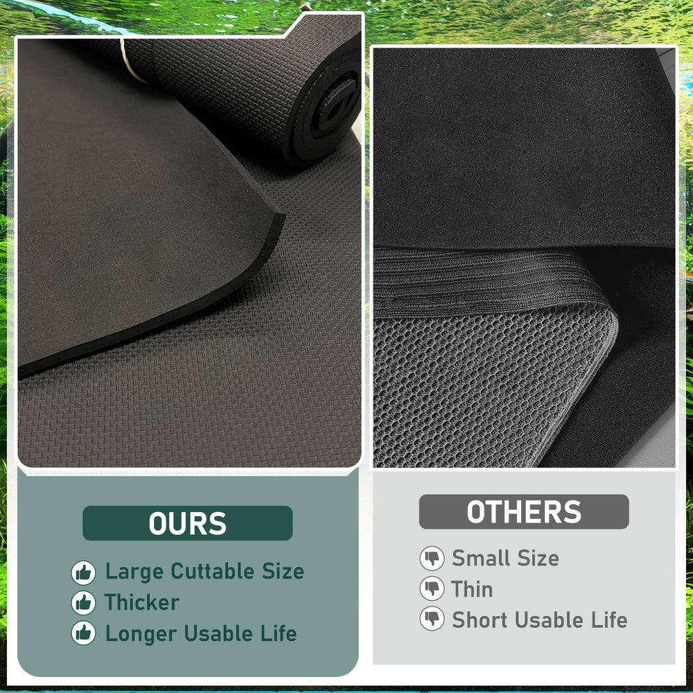 Almohadilla impermeable antideslizante Wibeelee mantiene el acuario estable