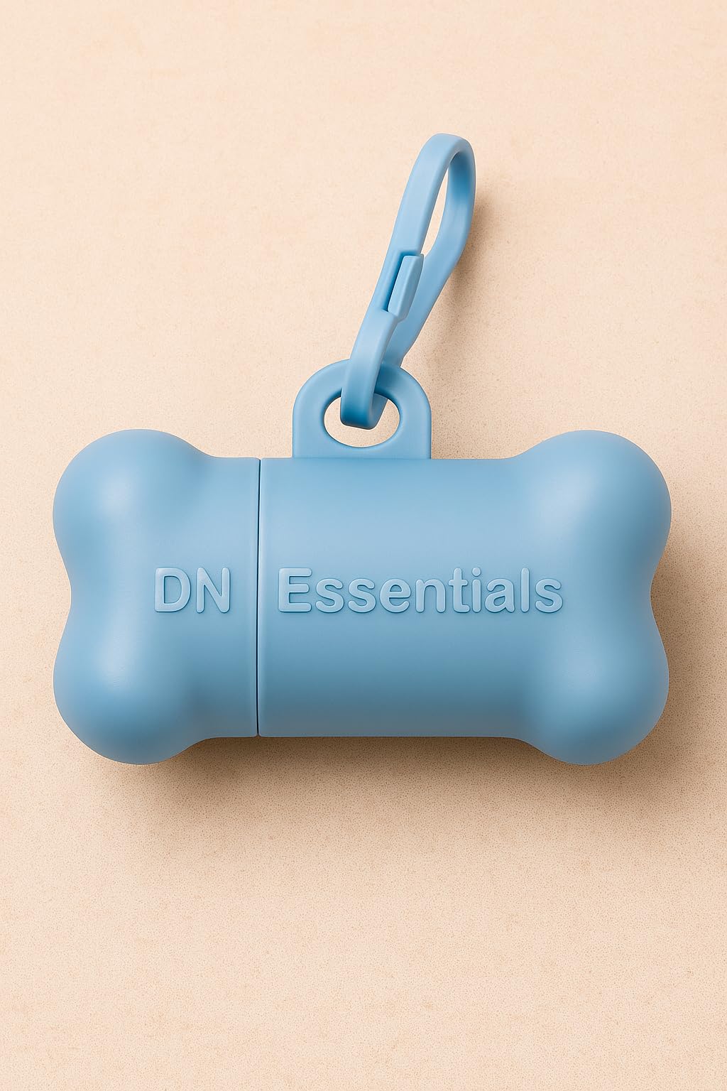 Paseo con dispensador de bolsas Wiggles & Wags a un lado