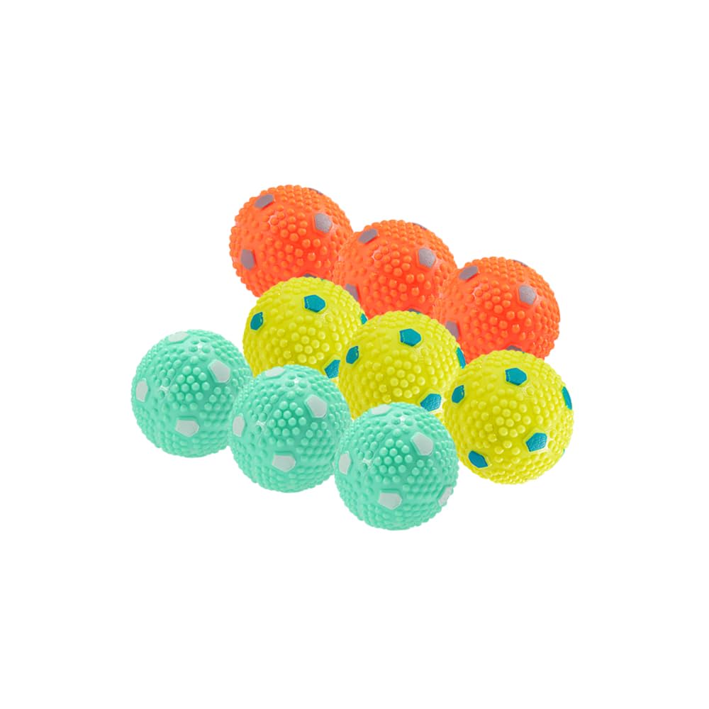 Pelotas WIGGLYTAIL de 2 pulgadas, conjunto para perros pequeños.