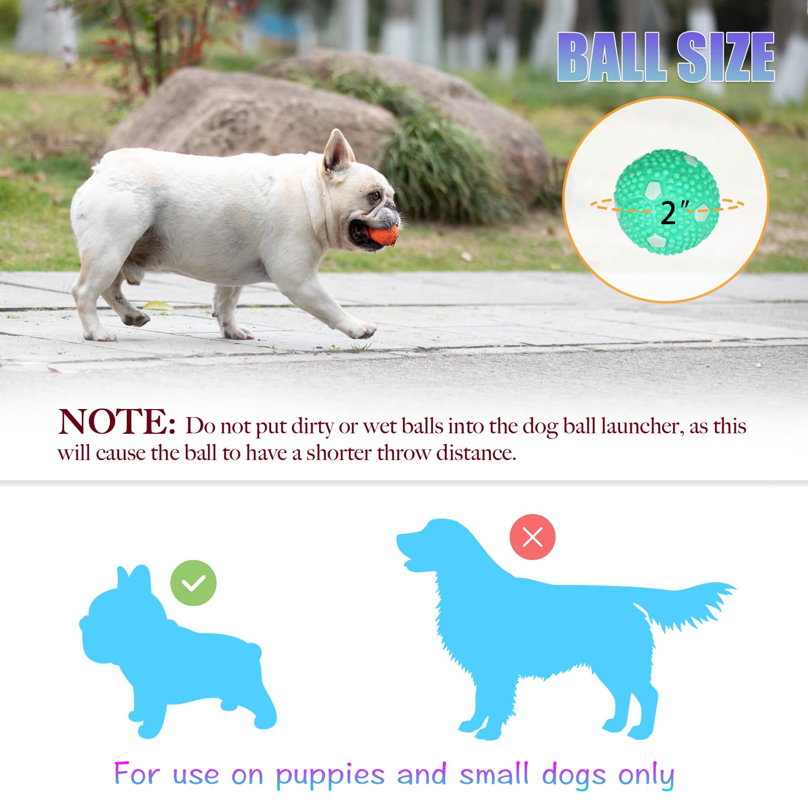 Lanzador automático compatible con pelotas WIGGLYTAIL.
