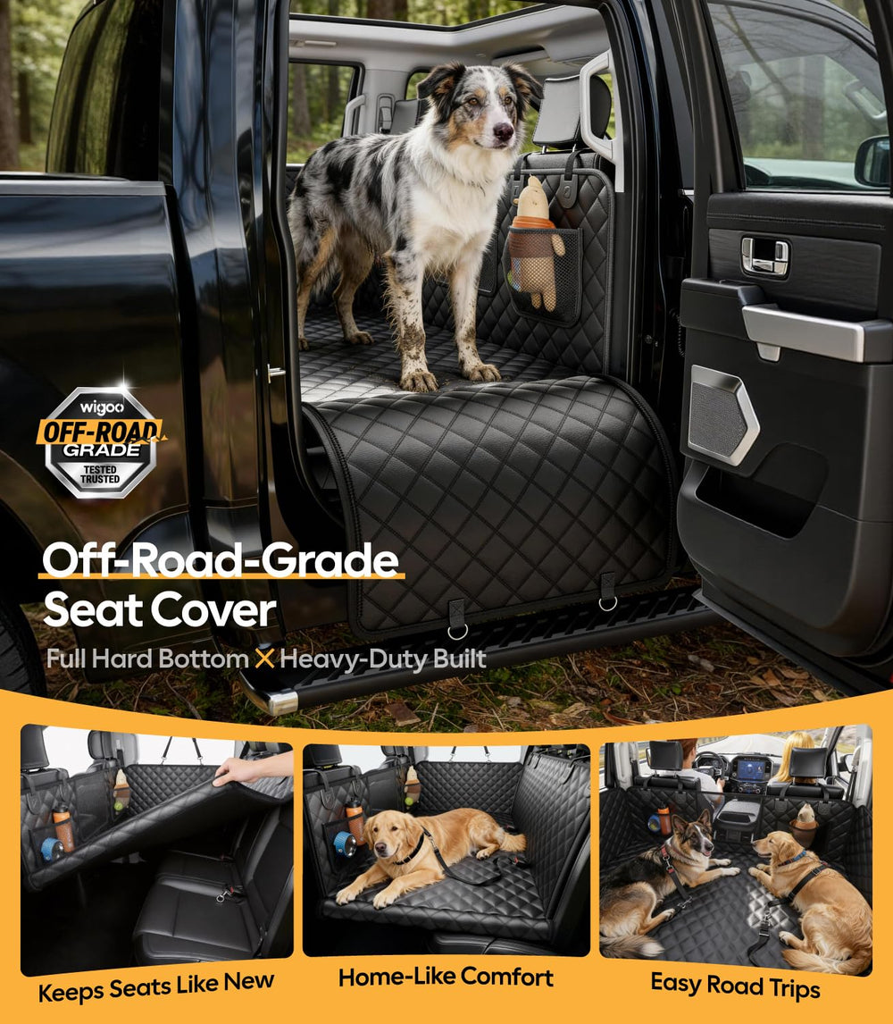 Wigoo hamaca para perro en camioneta todoterreno: espacio seguro durante viajes.