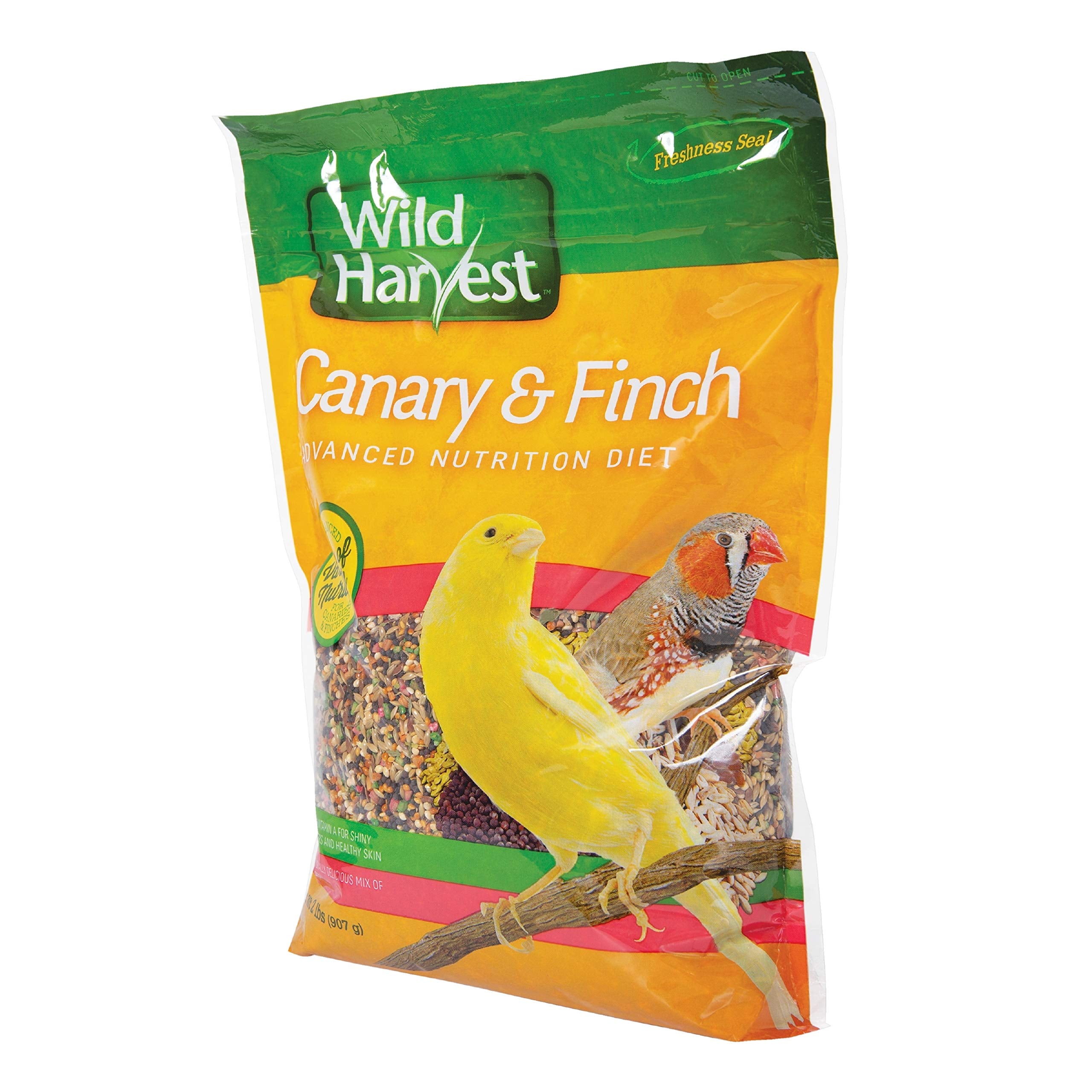 Wild Harvest Advanced Nutrition para canarios y jilguero: semillas enriquecidas con vitaminas y omega-3