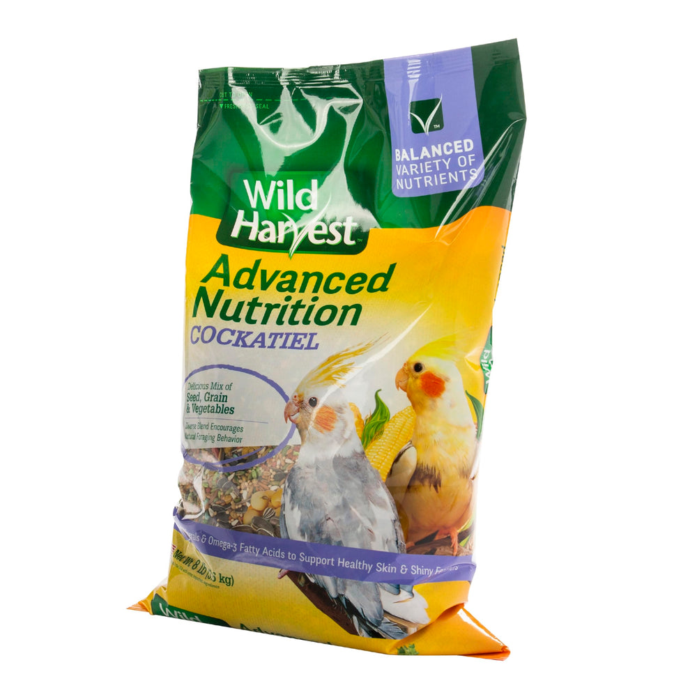 Wild Harvest cacatúas, ingredientes seleccionados para diversidad dietética