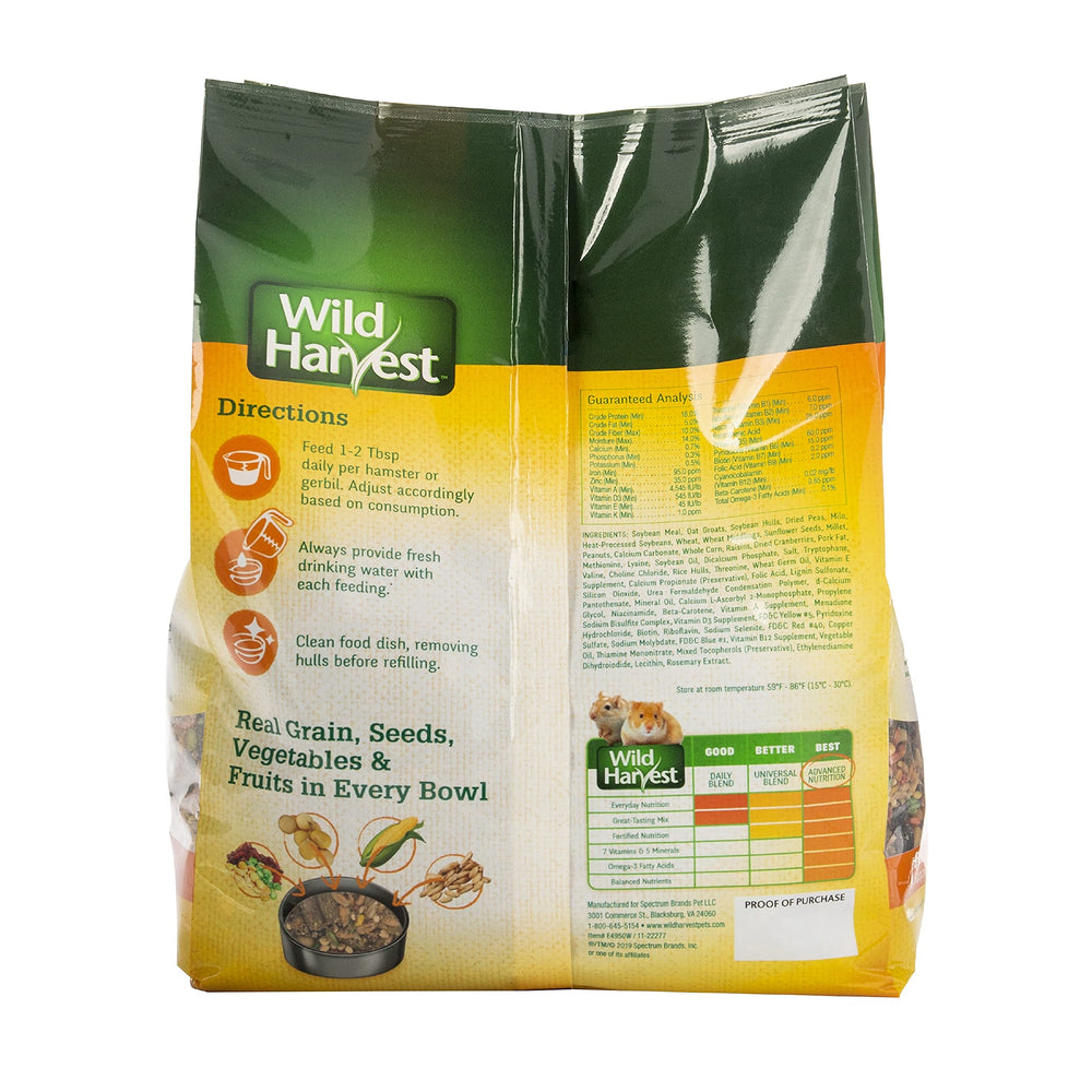 Nueces crujientes de Wild Harvest con textura para el forraje regular.