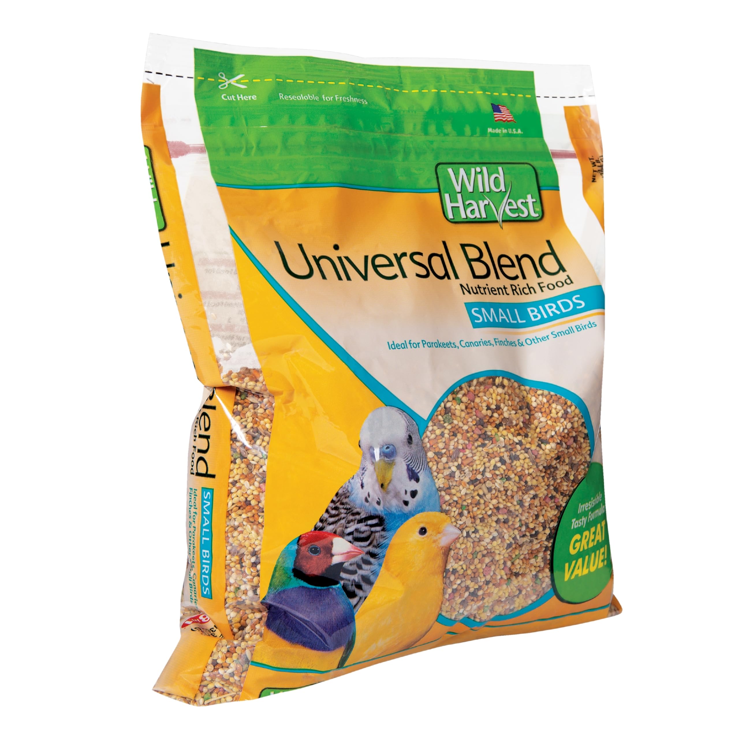 Wild Harvest Mezcla Universal: vitaminas y minerales para Aves Pequenas.