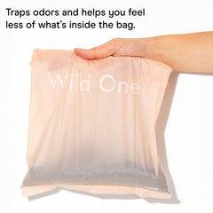 Wild One Bolsas a base de almidón con olor neutro para paseos.