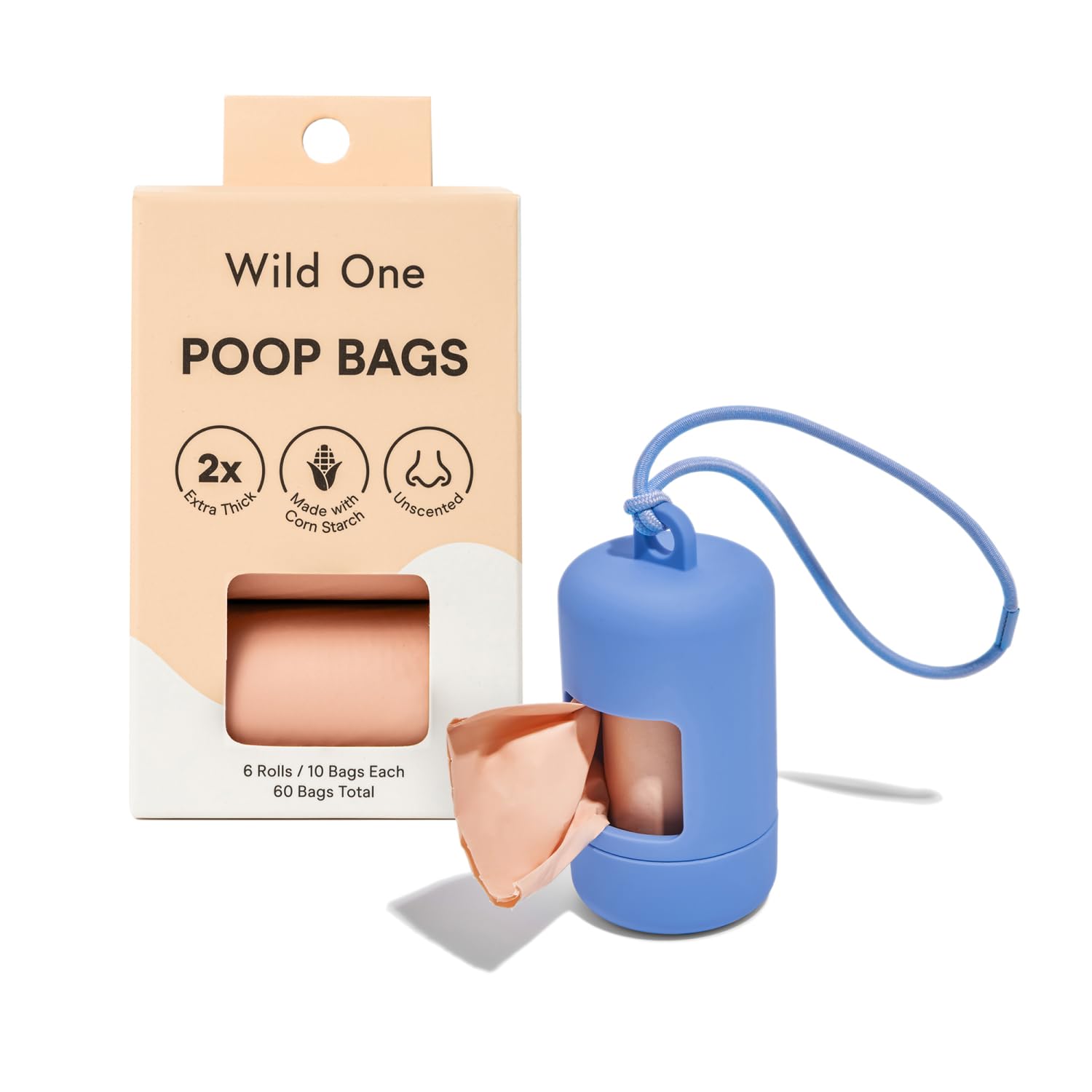 Wild One portabolsas de caca para correa Moonstone, práctico y ligero.