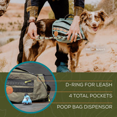 Alforjas Wilderdog con cuatro bolsillos útiles