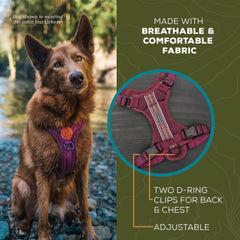 Arnés Wilderdog con asa superior para asistencia y control cercano.