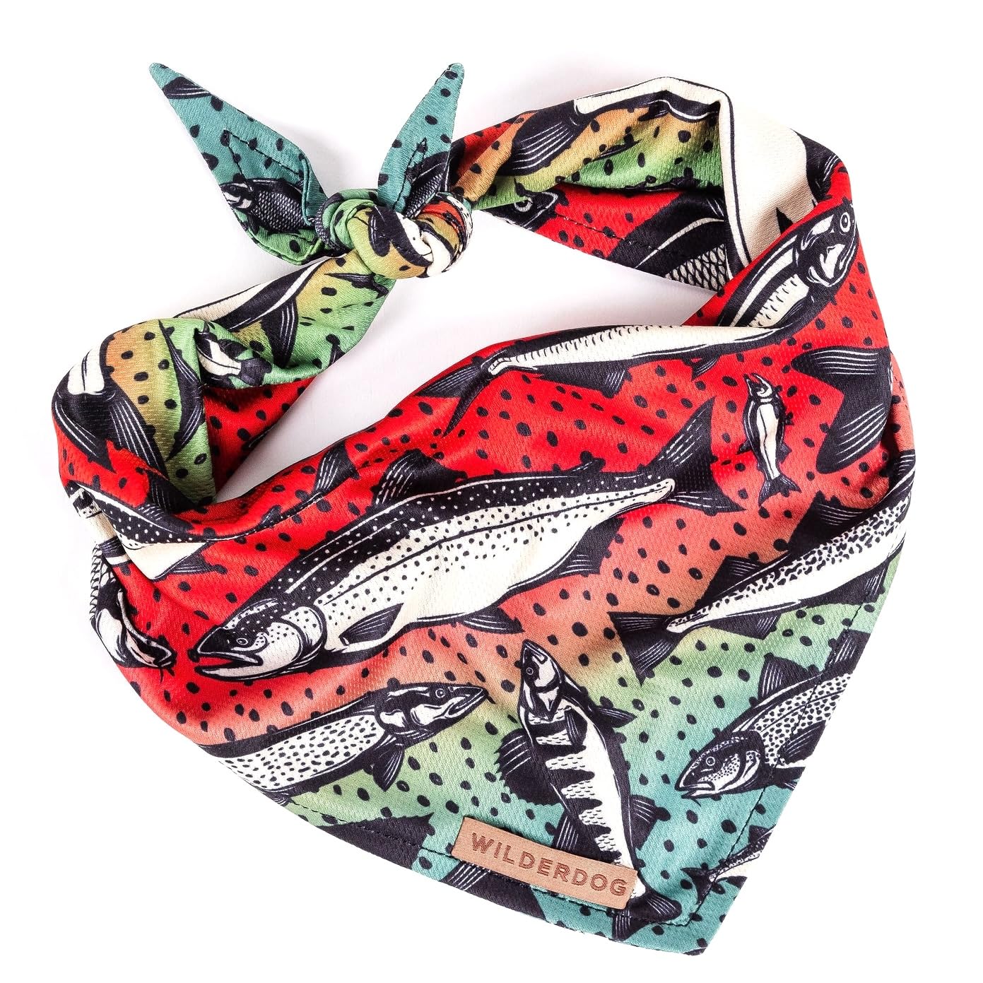 Bandana Wilderdog 18x18 en tejido suave para uso diario del perro.