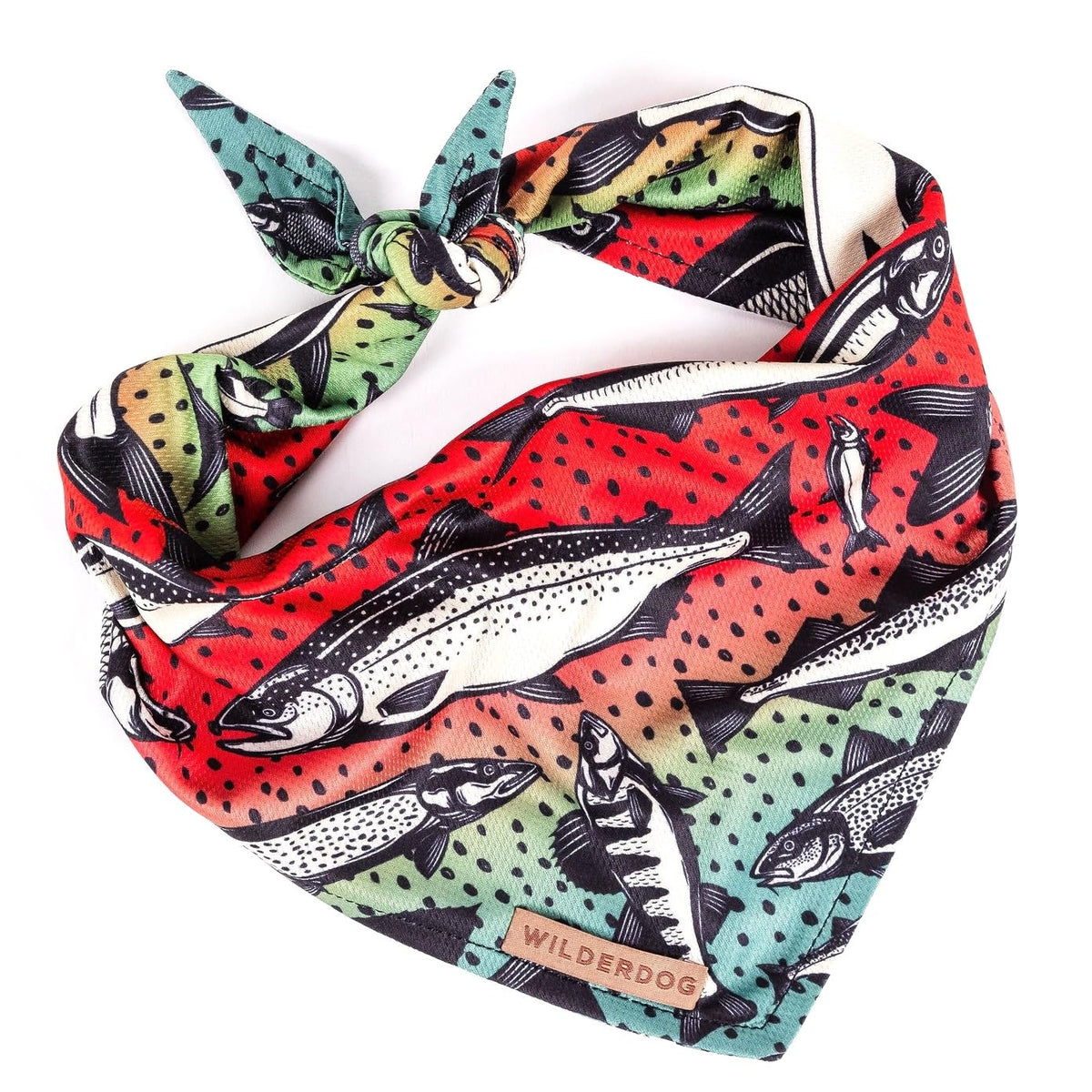 Bandana Wilderdog 18x18 en tejido suave para uso diario del perro.