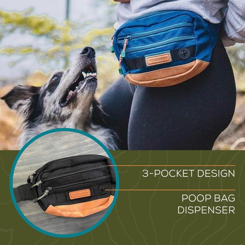 Riñonera Wilderdog con anclajes en la parte frontal para accesorios.
