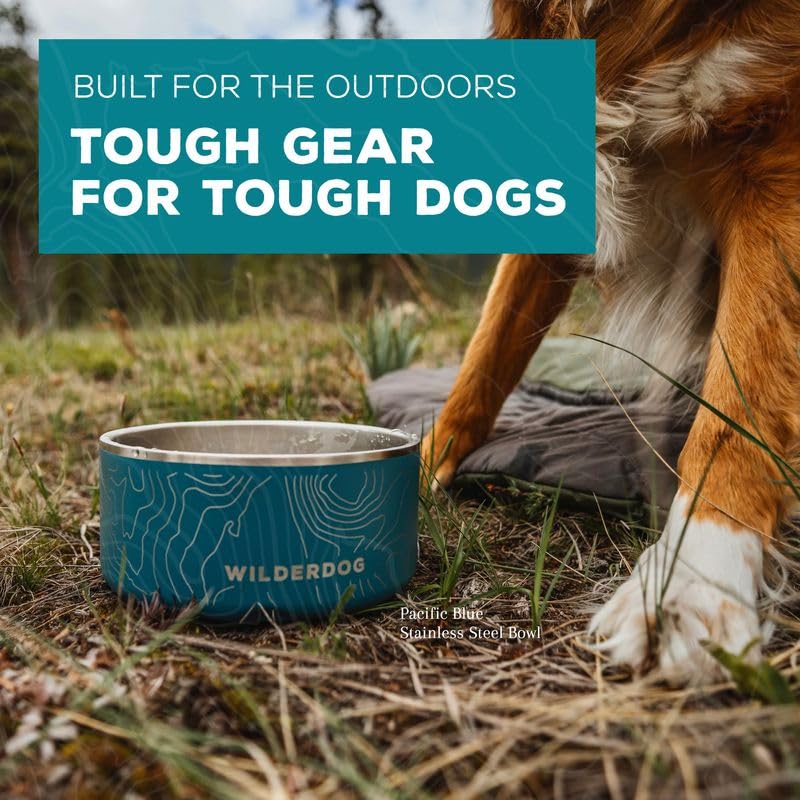 Wilderdog tazón apto lavavajillas para limpieza rápida.